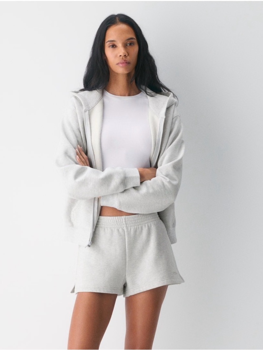 aritzia tna sweat shorts